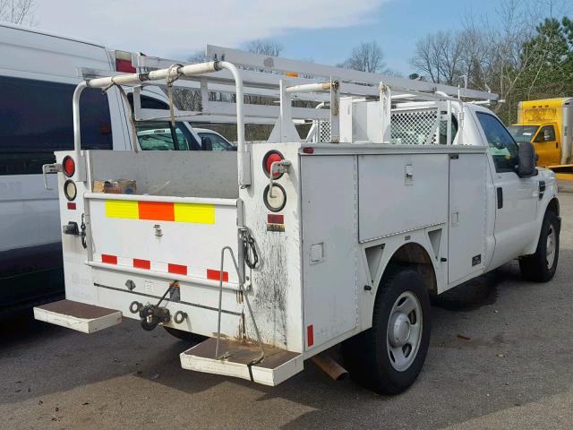 1FDWF30598EC54497 - 2008 FORD F350 SRW S WHITE photo 4