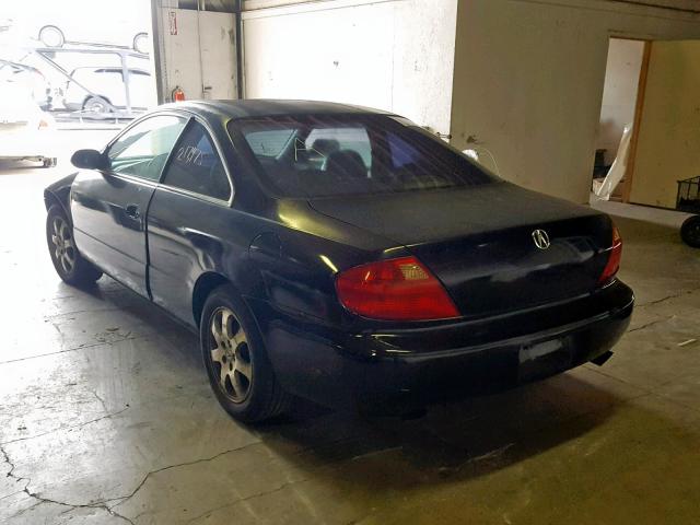 19UYA42411A037580 - 2001 ACURA 3.2CL BLACK photo 3