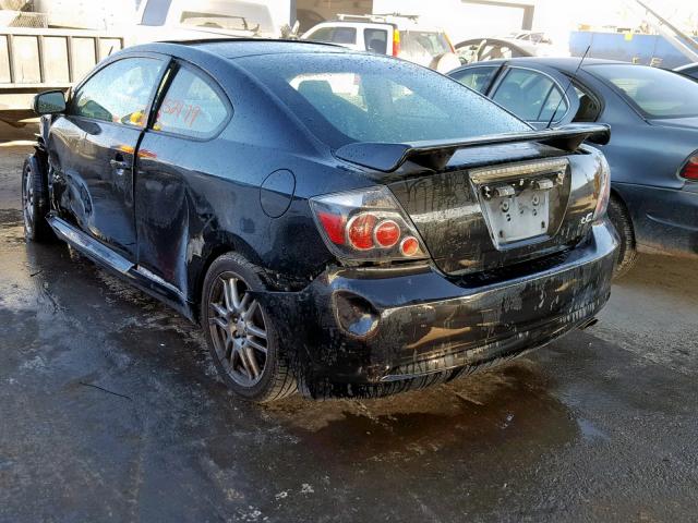 JTKDE3B78A0318232 - 2010 TOYOTA SCION TC შავი ფოტო 3