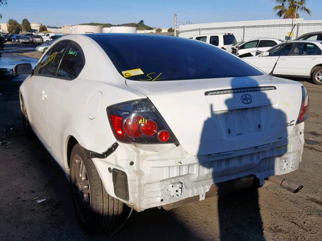 JTKDE3B78A0308154 - 2010 TOYOTA SCION TC თეთრი ფოტო 3