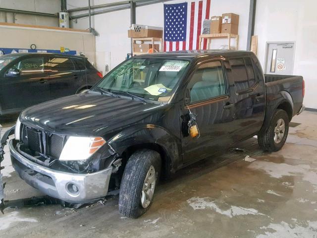 1N6AD0ER2AC421392 - 2010 NISSAN FRONTIER C BLACK photo 2