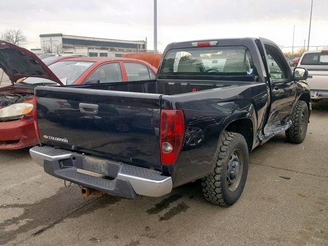 1GCCS148848175343 - 2004 CHEVROLET COLORADO BLACK photo 4