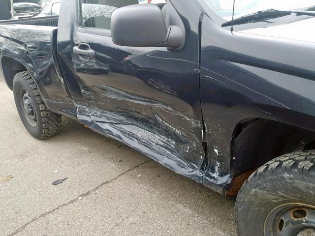 1GCCS148848175343 - 2004 CHEVROLET COLORADO BLACK photo 9