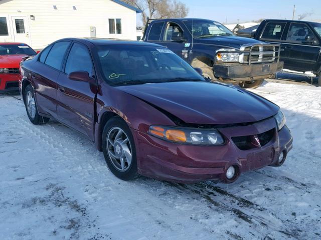 1G2HZ5417Y4276189 - 2000 PONTIAC BONNEVILLE MAROON photo 1