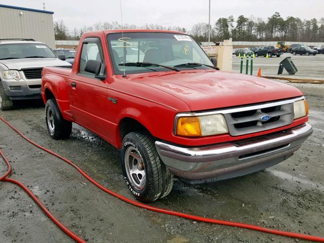1FTCR10AXVPB13406 - 1997 FORD RANGER RED photo 1