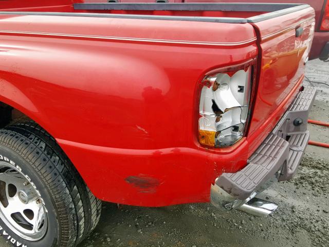 1FTCR10AXVPB13406 - 1997 FORD RANGER RED photo 9