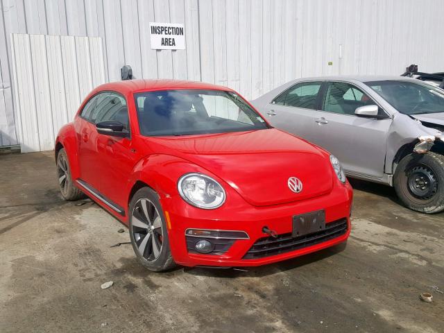 3VWVT7AT1EM613938 - 2014 VOLKSWAGEN BEETLE TUR RED photo 1