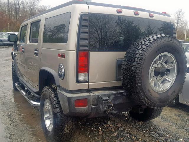 5GRGN23U47H108576 - 2007 HUMMER H2 SILVER photo 3