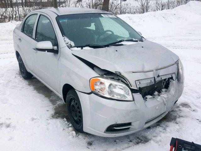 3G1TB5DG9BL146889 - 2011 CHEVROLET AVEO LS SILVER photo 1