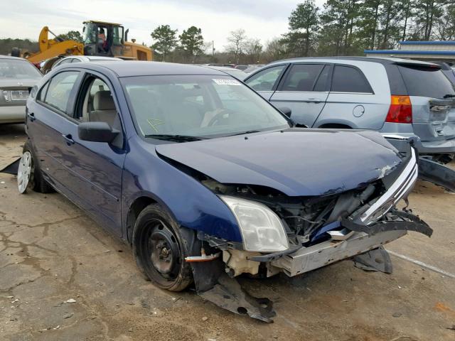 3FAFP06Z56R178948 - 2006 FORD FUSION S BLUE photo 1