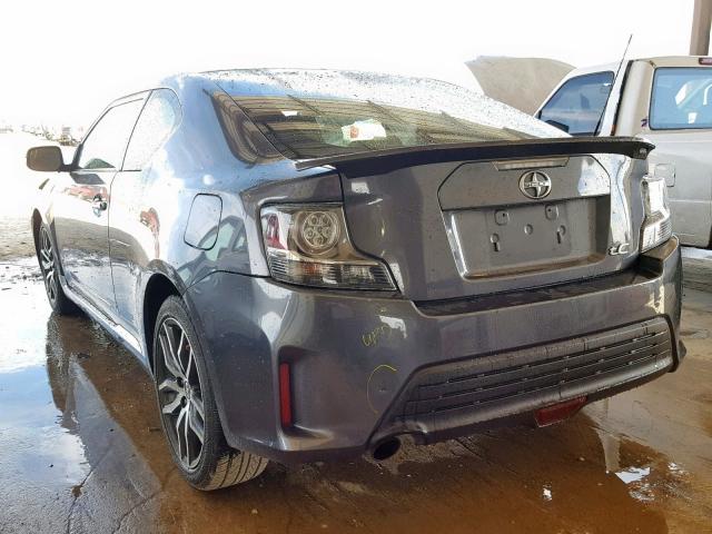 JTKJF5C77FJ013087 - 2015 TOYOTA SCION TC ნაცრისფერი ფოტო 3