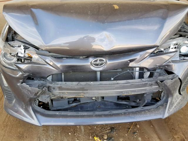 JTKJF5C77FJ013087 - 2015 TOYOTA SCION TC ნაცრისფერი ფოტო 7