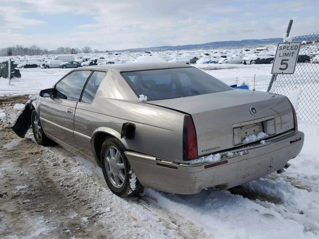 1G6ET1298XU611964 - 1999 CADILLAC ELDORADO T TAN photo 3