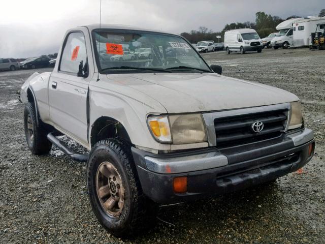 4TAPM62N8XZ432853 - 1999 TOYOTA TACOMA WHITE photo 1