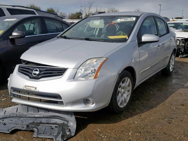 3N1AB6AP4CL760133 - 2012 NISSAN SENTRA 2.0 SILVER photo 2