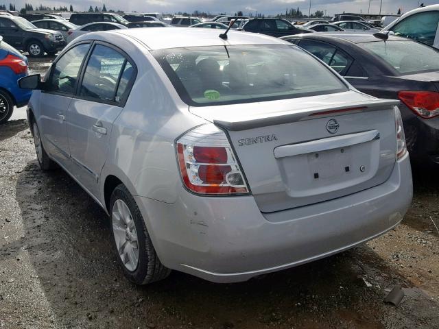 3N1AB6AP4CL760133 - 2012 NISSAN SENTRA 2.0 SILVER photo 3