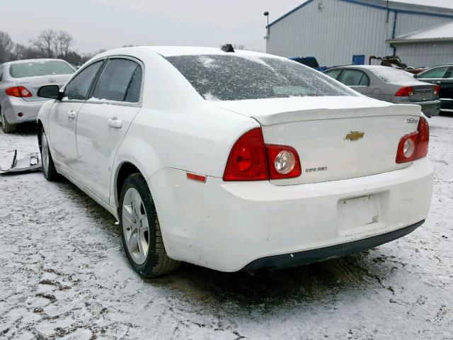 1G1ZB5E01CF267813 - 2012 CHEVROLET MALIBU LS WHITE photo 3