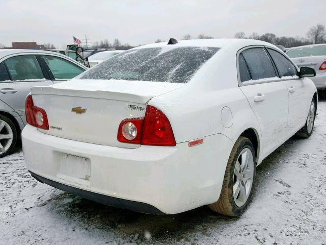 1G1ZB5E01CF267813 - 2012 CHEVROLET MALIBU LS WHITE photo 4