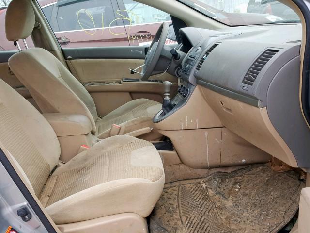 3N1AB61E77L600848 - 2007 NISSAN SENTRA 2.0 GRAY photo 5