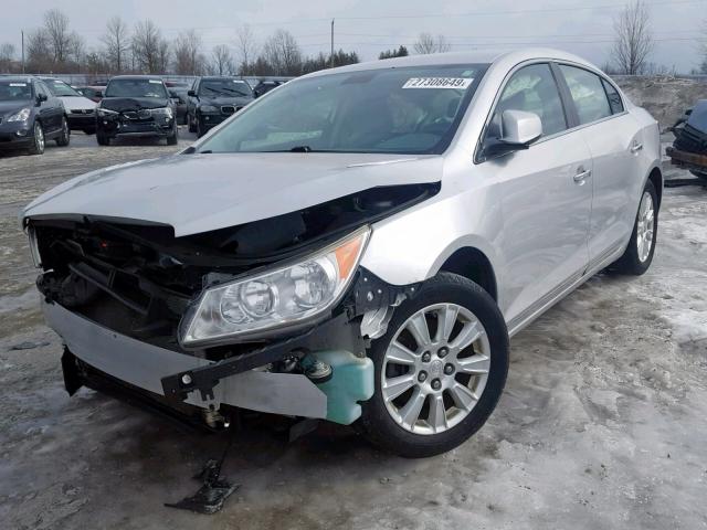 1G4GA5ED5BF380159 - 2011 BUICK LACROSSE C GRAY photo 2