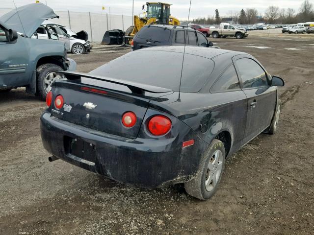 1G1AL15F877238803 - 2007 CHEVROLET COBALT LT BLACK photo 4