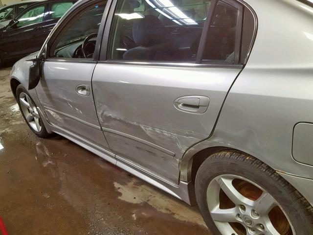 1N4BL11D45C154407 - 2005 NISSAN ALTIMA SE SILVER photo 9