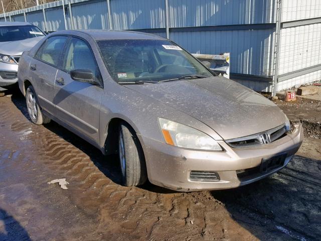 1HGCM56186A101211 - 2006 HONDA ACCORD VAL TAN photo 1