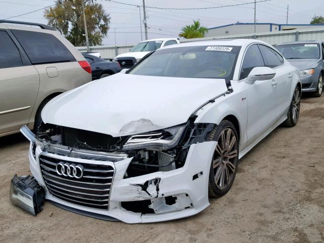 WAU2GAFC3DN126225 - 2013 AUDI A7 PRESTIG WHITE photo 2