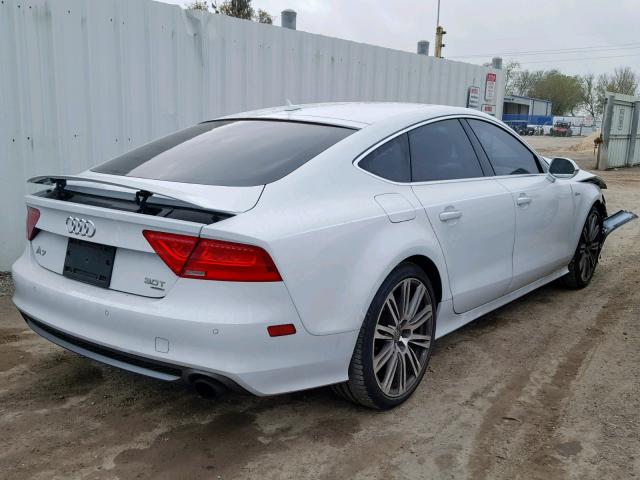 WAU2GAFC3DN126225 - 2013 AUDI A7 PRESTIG WHITE photo 4