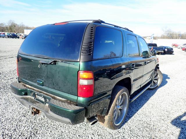 1GKEK63U82J155544 - 2002 GMC DENALI GREEN photo 4