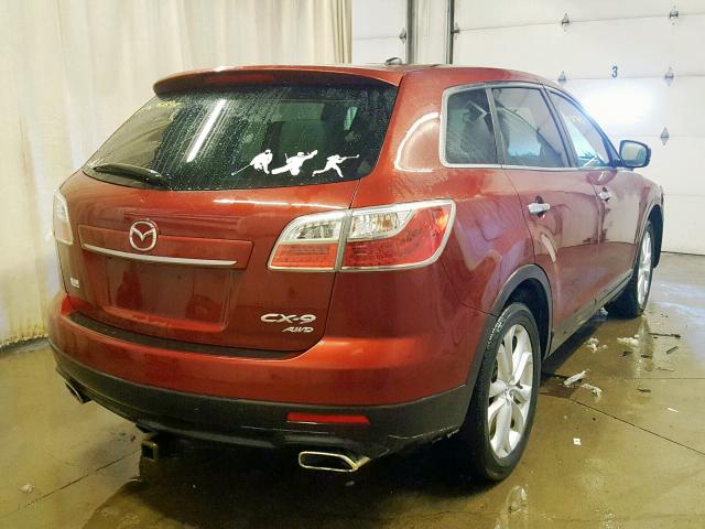 JM3TB3DA7C0355593 - 2012 MAZDA CX-9 RED photo 4