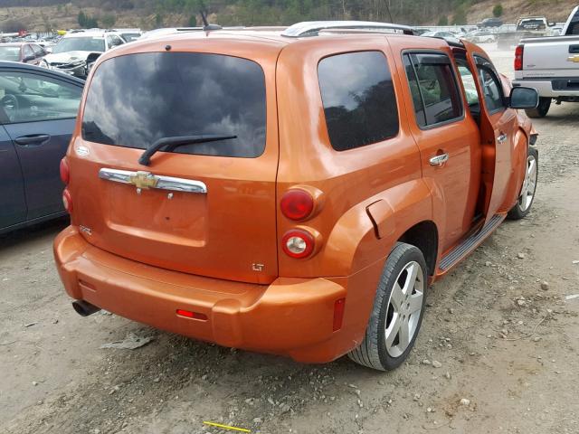 3GNCA53P58S656447 - 2008 CHEVROLET HHR LT ORANGE photo 4