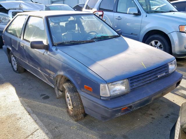 KMHLD11J5KU262294 - 1989 HYUNDAI EXCEL L BLUE photo 1