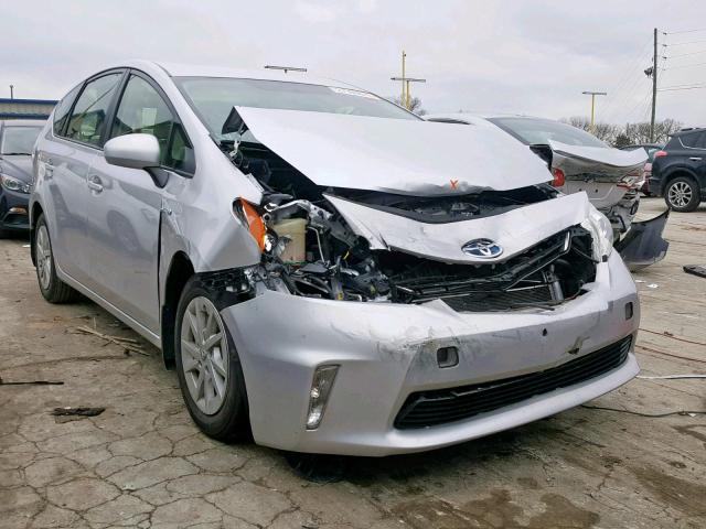 JTDZN3EU1E3309083 - 2014 TOYOTA PRIUS V SILVER photo 1