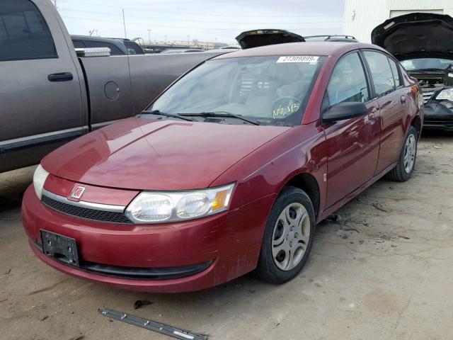 1G8AJ52F24Z127490 - 2004 SATURN ION LEVEL BURGUNDY photo 2