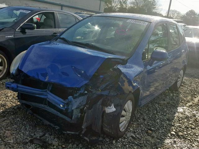 JHMGD38438S046223 - 2008 HONDA FIT BLUE photo 2