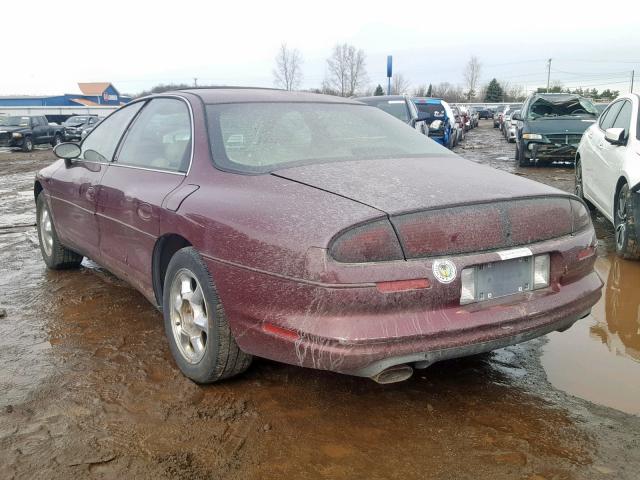 1G3GR62C3X4119629 - 1999 OLDSMOBILE AURORA BURGUNDY photo 3