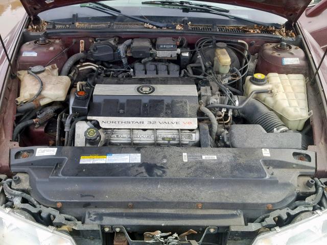 1G3GR62C3X4119629 - 1999 OLDSMOBILE AURORA BURGUNDY photo 7