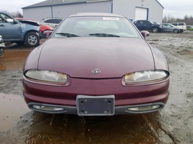 1G3GR62C3X4119629 - 1999 OLDSMOBILE AURORA BURGUNDY photo 9