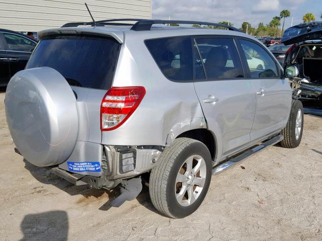 2T3YF4DVXAW030201 - 2010 TOYOTA RAV4 LIMIT SILVER photo 4