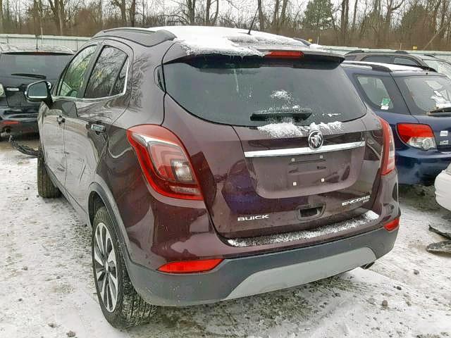 KL4CJFSBXHB228867 - 2017 BUICK ENCORE PRE RED photo 3