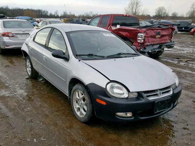 1B3ES56CX2D622200 - 2002 DODGE NEON ES GRAY photo 1