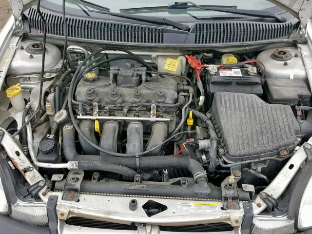 1B3ES56CX2D622200 - 2002 DODGE NEON ES GRAY photo 7