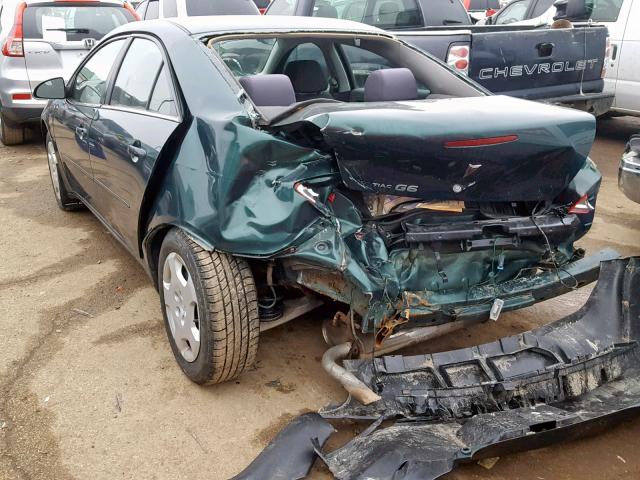 1G2ZF58B874122346 - 2007 PONTIAC G6 VALUE L GREEN photo 3