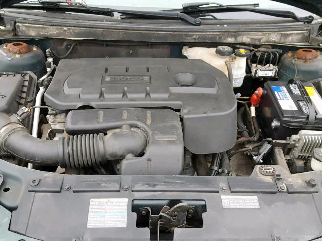 1G2ZF58B874122346 - 2007 PONTIAC G6 VALUE L GREEN photo 7