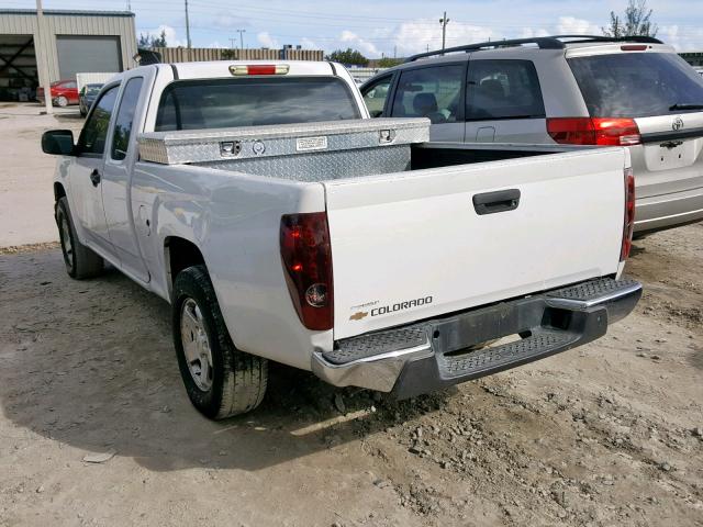 1GCCS198458236164 - 2005 CHEVROLET COLORADO WHITE photo 3