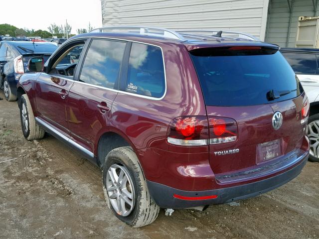 WVGBE77L89D015737 - 2009 VOLKSWAGEN TOUAREG 2 RED photo 3