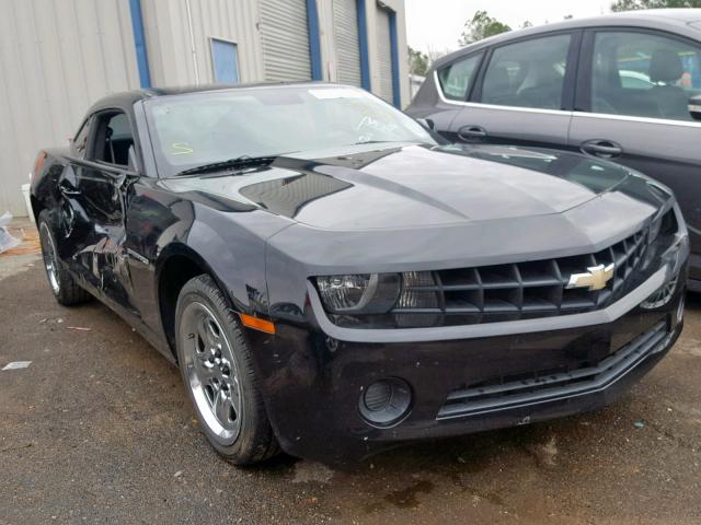 2G1FE1ED2B9131624 - 2011 CHEVROLET CAMARO LS BLACK photo 1