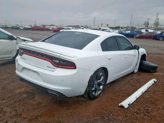 2C3CDXHG7FH916405 - 2015 DODGE CHARGER SX WHITE photo 4