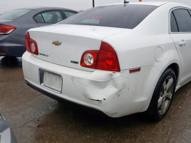 1G1ZC5EU8BF246407 - 2011 CHEVROLET MALIBU 1LT 白色 照片 9